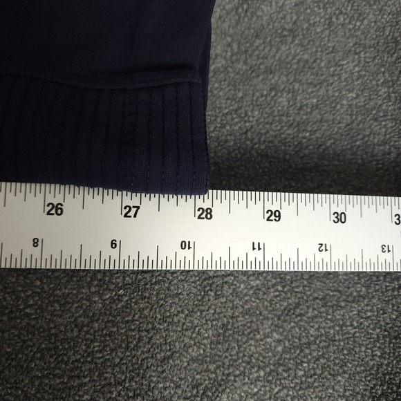 Athleta Navy Blue Zip Pocket Performance Pants Women's Size 8 Moto Style - Picture 6 of 12